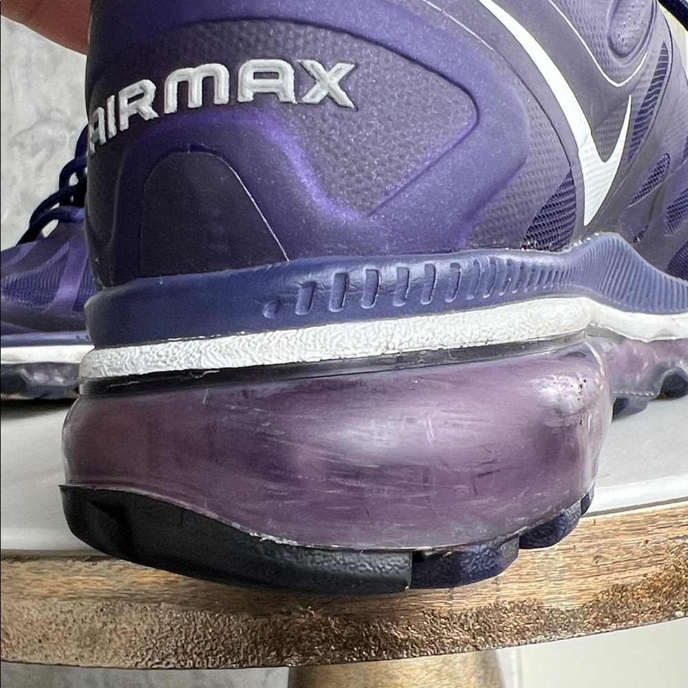 Nike Purple and White Women's Sneakers - Picture 8 of 11